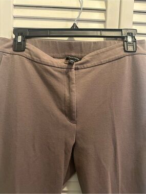 Eileen Fisher Neutral Brown Elastic Waist Pants